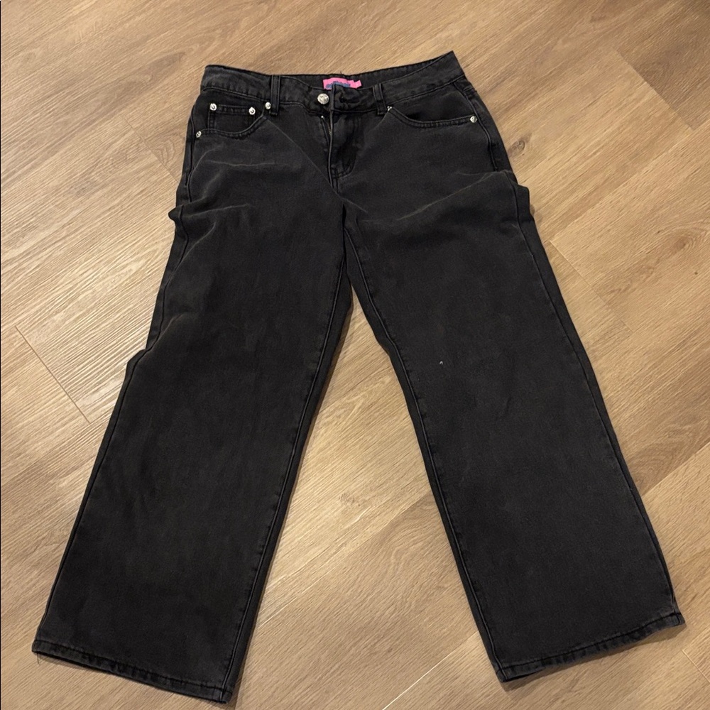 Edikted Charcoal Denim Pants